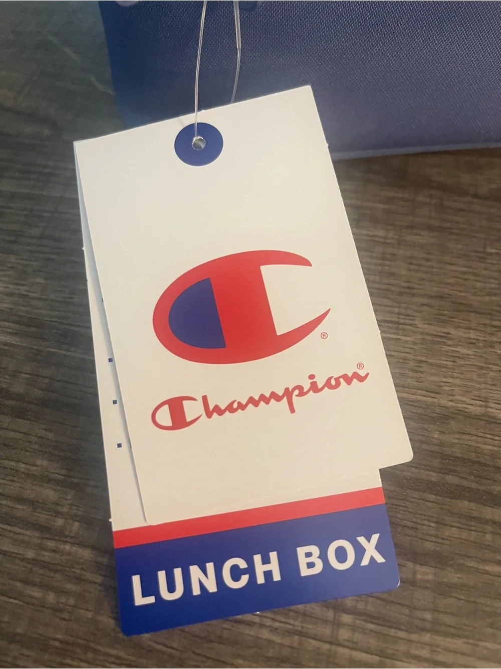 Champion Light Blue, Navy & Pink Insulated Lunch Tote